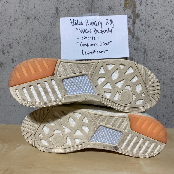 Adidas Rivalry High RM Cloudfoam - White Burgundy - Picture 8 of 9